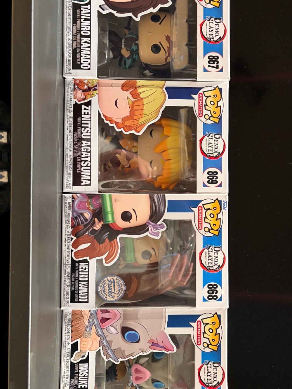 Funko pops: Demon slayer characters